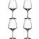 Orrefors Pulse Red Wine Glass 46cl 4pcs