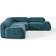 Westwing Collection Wolke Petrol Sofa 349cm 4-Sitzer