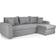 Honeypot Kris Universal Grey Sofa 230cm 4 Seater