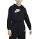 Nike Big Kid's Sportswear Club Fleece Short Hoodie - Black/White (FD2925-010)