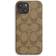 Coach In Signature Canvas Case for iPhone 15 Pro Max