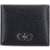 Ferragamo Gancini Coin Case - Black/Red