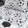 Catherine Lansfield Football Stars Brushed Cotton Bed Sheet Grey (190x90cm)