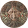 Celtic Green Man Bronze Wall Decor 15x15cm