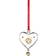 Holmegaard Christmas Heart 2024 Transparent Christmas Tree Ornament 8cm