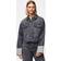 Pieces Pcpil Fold Up Denim Jacket - Grey Denim