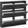 Carryhome Sam Anthracite Shoe Rack 116x103cm