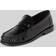 Tommy Hilfiger Monogram Leather Loafers - Black