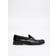 Tommy Hilfiger Monogram Leather Loafers - Black