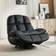 More4Homes Chicago Swivel & Rocker Auto Recliner Chair Black Armchair