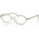 Miu Miu MU01XV 12U1O1 Transparent Hemp Grey