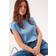 Vila S/S Satin Top - Blissful Blue