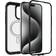 OtterBox iPhone 15 Pro MAX Only Defender Series XT Clear Case DARK SIDE Black/Clear screenless, rugged snaps to MagSafe, lanyard attachment ships in polybag, ideal for business customers