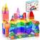 PicassoTiles PicassoTiles 3D Magnetic Building Tiles, Assorted Colors (PCPT60)