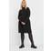Yours Curve Button Front Pinafore Dress - Black