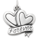 James Avery Forever Love Charm - Silver