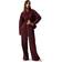 Calvin Klein Sleep Button Pant Set - Wine Red