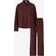 Calvin Klein Sleep Button Pant Set - Wine Red