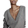 H&M Pearl Decoration Knitted Sweater - Grey Mottled
