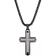 Esquire Men's Two Tone Stainless Steel & 0.16 TCW Diamond Cross Pendant Necklace neutral