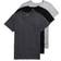 Ralph Lauren Slim Fit Cotton Wicking T-shirt 3-pack - Black/Grey Combo