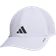 adidas AGRON SuperLite Baseball Cap in White/Black Reflective One Size