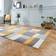 Think Rugs Matrix Yellow, Grey 120x170cm