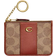 Coach Essential Mini Skinny Id Case In Signature Canvas - Coated Canvas/Brass/Tan/Rust