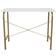 Teamson Home Versanora Brass/White Writing Desk 15.7x39.4"