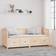 vidaXL Daybed Natural Sofa 207.5cm 3 Seater