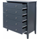 Como Midnight Blue Chest of Drawer 83x101cm