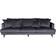 Sky Furniture Sofia Dark Grey Sofa 260cm 3-seter