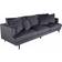 Sky Furniture Sofia Dark Grey Sofa 260cm 3-seter