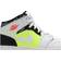 Nike Air Jordan 1 Mid Notebook GS - Hyper Crimson/Volt/White/Black