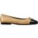 Tory Burch Cap-Toe Ballet - Ginger Shortbread/Perfect Black