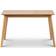 Julian Bowen Boden Natural Dining Table 77x118cm