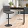 Neo Cuban Dark Grey Bar Stool 107cm 2pcs