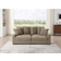 Ebern Designs Corduroy Loveseat Camel Sofa 86" 2 Seater