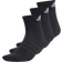 Adidas Cushioned Sportswear Ankle Socks - Black/White