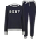 DKNY Signature Logo Joggers Pyjama Set - Navy