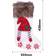 St Helens Luxury Gonk Xmas Stocking White Stocking 42cm