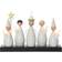 Star Trading Lucia Choir White Adventslysestage 9cm