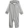 Adidas Infant Essentials 3-Stripes French Terry Bodysuit - Medium Grey Heather/White