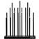 Elflugan Original Black Adventsljusstake 32cm