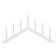 Star Trading Arrow White Adventsljusstake 69cm