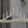 Star Trading Arrow White Candle Bridge 69cm