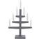 Star Trading Staircase 7L Grey Adventsljusstake 34cm