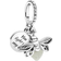 Pandora Glow in the Dark Firefly Dangle Charm - Silver/White