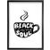 Wallart-Direct Black Like My Soul Coffee Standard Black Framed Art 20.3x30.5cm