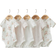 Mamas & Papas Baby Flower Bodysuits 5-pack - Pink